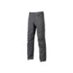 Upower Alfa Pantalon de Trabajo con Multiples Bolsillos - Talla 44 - Porta Martillo, Bolsillos para Rodilleras, Cintura Elastica, Proteccion DPI1 - Color Gris Meteorito