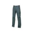 Upower Traffic Pantalon Jeans Stretch - Talla 62 - Bolsillos Delanteros Amplios, Bolsillo Lateral para Herramientas, Multibolsillos con Porta Telefono, Rodillas Elasticas, Cintura Ajustable con Velcro - Color Azul Vaquero