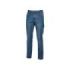 Upower Jam Pantalon Vaquero Elastico - Talla 2XL - Ajuste Slim Fit, 5 Bolsillos, Bolsillo Lateral y de Medidor, Ribete para Martillo, Proteccion DPI1 - Color Azul Indigo