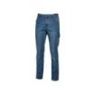 Upower Jam Pantalon Vaquero Elastico - Talla M - Ajuste Slim Fit, 5 Bolsillos, Bolsillo Lateral Grande, Proteccion DPI1 - Color Azul Indigo