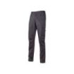 Upower Bravo Top Winter Pantalones de Trabajo Invernales - Talla 3XL - Algodon Elastizado, Triple Costura, Multibolsillos, Cintura Elastizada, Slim-Fit, Proteccion DPI1 - Color Gris Oscuro