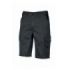 Upower Bonito Pantalones Cortos de Trabajo de Algodon Elastizado - Talla S - Frescos y Comodos, Bolsillos Multifuncionales, Cinturilla Elastica, Triple Costura, Proteccion DPI1 - Color Negro Carbon