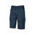 Upower Bonito Pantalones Cortos de Trabajo de Algodon Elastizado - Talla M - Frescos y Comodos, Cinturilla Elastica, Multiples Bolsillos, Cierre Cremallera, Proteccion DPI1 - Color Azul Oscuro Westlake