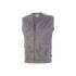 Upower Chica Chaleco Multibolsillos de Algodon Elastico - Talla 3XL - Ligero, Cierre Cremallera Frontal, Espacio para Personalizacion, Bolsillos con Solapa y Velcro, Gancho Porta Credenciales - Color Gris Oscuro