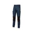 Upower Majo Pantalon de Trabajo - Talla S - Comodidad y Resistencia, Algodon Elastico, Multiples Bolsillos, Proteccion Lumbar, Detalles Reforzados, Cinta Reflectante - Color Azul Oscuro Westlake