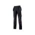 Upower Race Pantalon de Alta Calidad - Talla 56 - Multiples Bolsillos Desmontables, Cintura Ajustable, Paneles Elasticos, Refuerzos en Cordura, Proteccion DPI1, Detalles Reflectantes - Color Negro Carbon