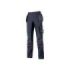 Upower Race Pantalon de Alta Calidad - Talla 60 - Multiples Bolsillos Desmontables, Refuerzos en Cordura, Paneles Elasticos, Proteccion DPI1, Detalles Reflectantes, Ajuste Ergonomico - Color Azul Marino