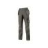 Upower Race Pantalon de Alta Calidad - Talla 48 - Multiples Bolsillos Desmontables, Paneles Elasticos, Resistencia al Desgaste, Elementos Reflectantes, Proteccion DPI1 - Color Gris Piedra