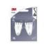 3M Pack de 2 Ganchos para Clavar - Formato M - Soporta hasta 5kg - Color Blanco