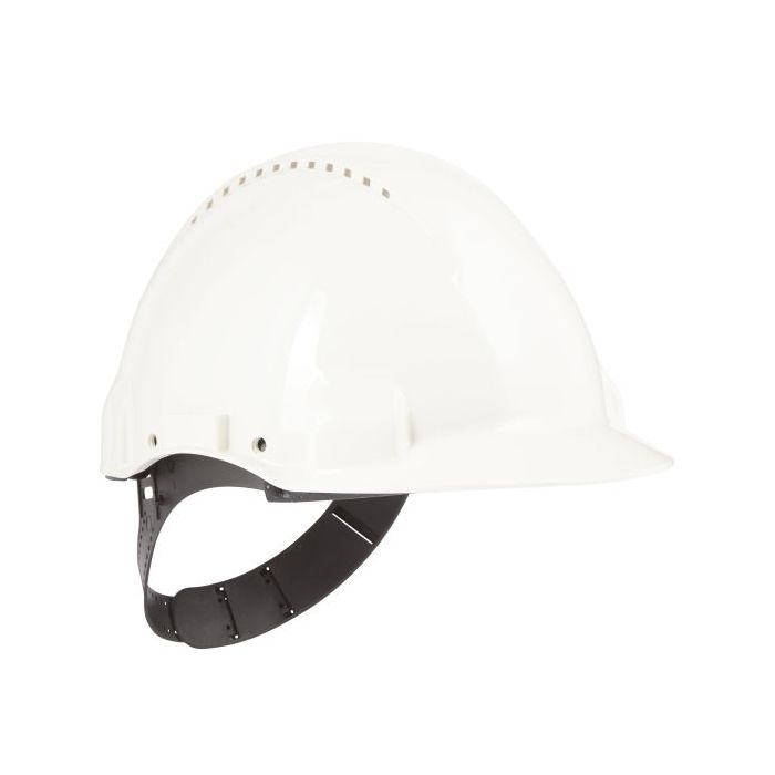 3M Casco de Proteccion - con Ventilacion - Sensor Uvicator - Pin de Ajuste - Color Blanco
