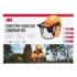 3M Pack Forestal de Seguridad para Cabeza - Casco Protector - Orejeras Auditivas - Pantalla Facial de Malla de Acero - Color Naranja