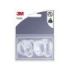 3M Pack de 3 Ganchos de Ventosa - Soporta hasta 1kg - Color Transparente