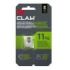 3M Claw Pack de 2 Ganchos de Metal para Paredes de Yeso - Soporta hasta 11kg - Color Gris/Titanio