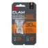 3M Claw Pack de 2 Ganchos de Metal para Paredes de Yeso - Soporta hasta 30kg - Color Gris/Titanio