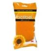 Actibel Spa Esponja Corporal de Doble Accion - 1 Lado Suave - 1 Lado Exfoliante - Ergonomica - Color Naranja