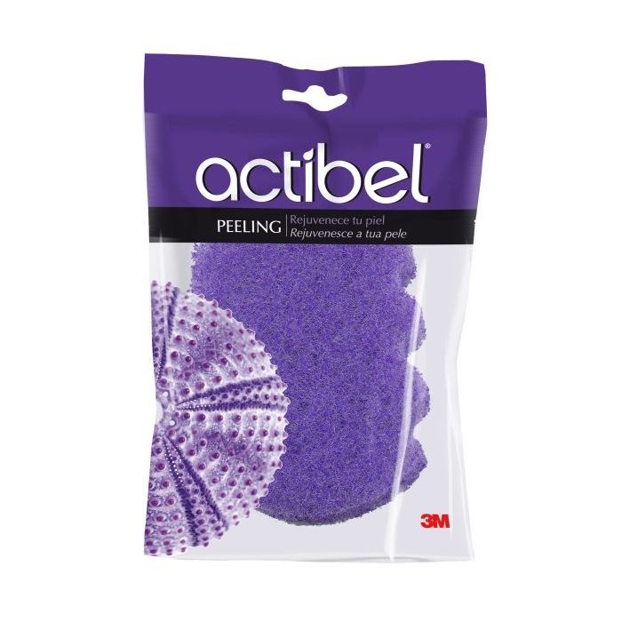 Actibel Esponja Corporal de Peeling - Exfoliante - Color Lavanda