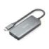 Aisens Hub USB-C 3.1 - USB-C PD 100W/USB-C/3xUSB-A 2.0 - 15cm - Color Gris