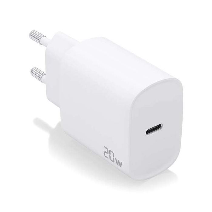 Aisens Cargador USB-C PD3.0 1 Puerto 1xUSB-C 20W - Color Blanco