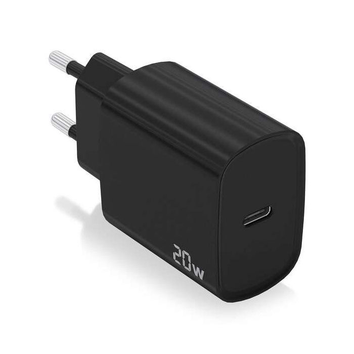 Aisens Cargador USB-C PD3.0 1 Puerto 1xUSB-C 20W - Color Negro