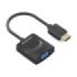 Aisens Conversor HDMI a SVGA - HDMI A/M - SVGA/H - 15cm - Color Negro