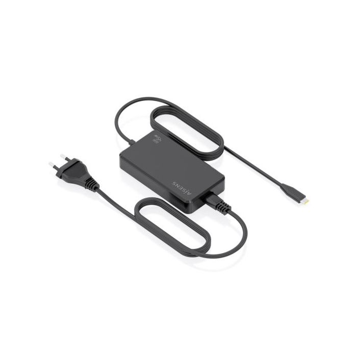 Aisens Cargador de Portatil GaN USB-C/PD 45W - Cable de 1.80m - Color Negro