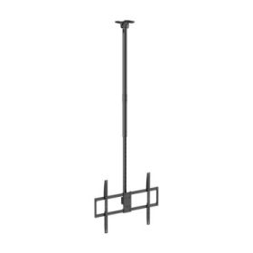 Aisens Soporte de Techo Pro Giratorio - Inclinable, Extensible y Nivelable - De 50" a 100" - Peso Maximo 80Kg - VESA Maximo 800x600 - Color Negro