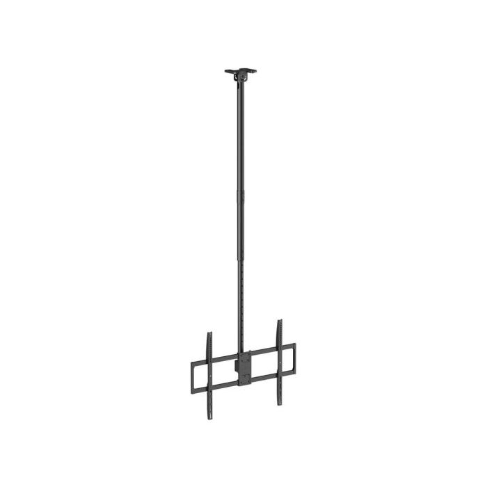 Aisens Soporte de Techo Pro Giratorio - Inclinable, Extensible y Nivelable - De 50" a 100" - Peso Maximo 80Kg - VESA Maximo 800x600 - Color Negro