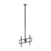 Aisens Soporte de Techo Pro Giratorio - Inclinable, Extensible y Nivelable - De 50" a 100" - Peso Maximo 80Kg - VESA Maximo 800x600 - Color Negro