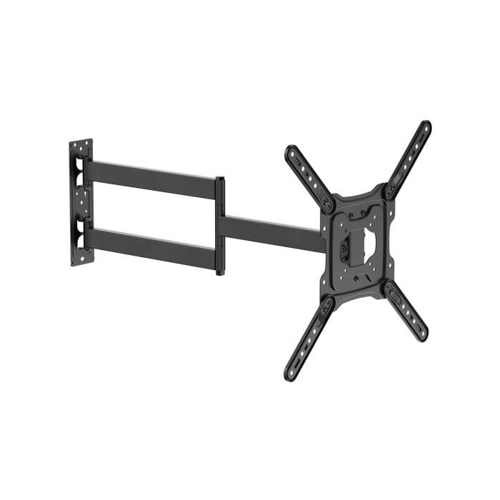 Aisens WT65TSLE-383 ECO Soporte de Pared con Brazo para TV de 23"-65" - Giratorio, Inclinable y Nivelable - Peso Maximo 35kg - VESA 400x400mm - Color Negro