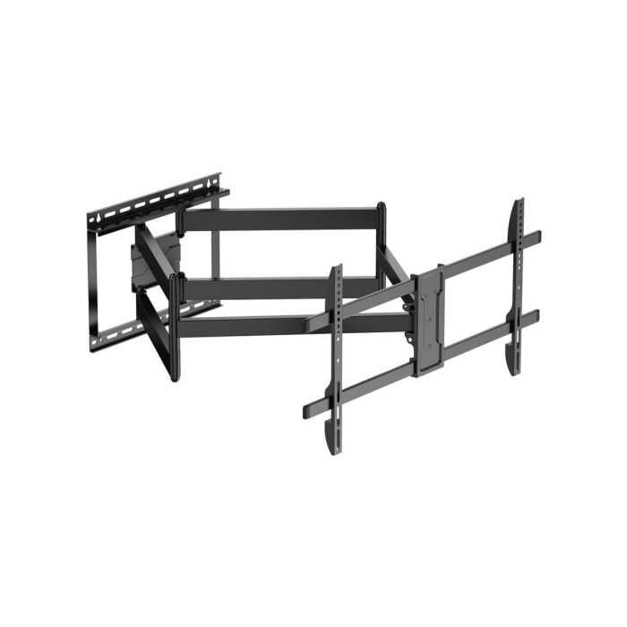 Aisens WT90TSLE-387 ECO Soporte de Pared con Brazo para TV de 43"-90" - Giratorio, Inclinable y Nivelable - Peso Maximo 60kg - VESA 800x400mm - Color Negro