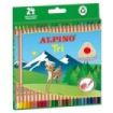 Alpino Tri Pack de 24 Lapices de Colores Triangulares - Mina de 3.3mm - Colores Surtidos