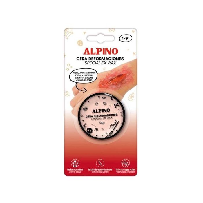 Alpino Bote de Cera para Deformaciones 12gr - Moldeable como Plastilina - Se puede Superponer Manualmente