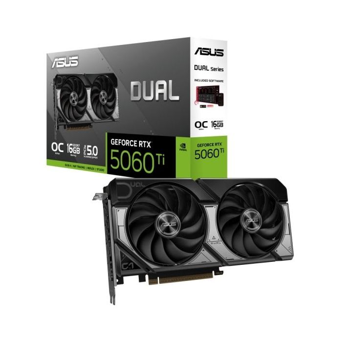 Asus Dual GeForce RTX 5060 TI OC Edition Tarjeta Grafica 16GB GDDR7