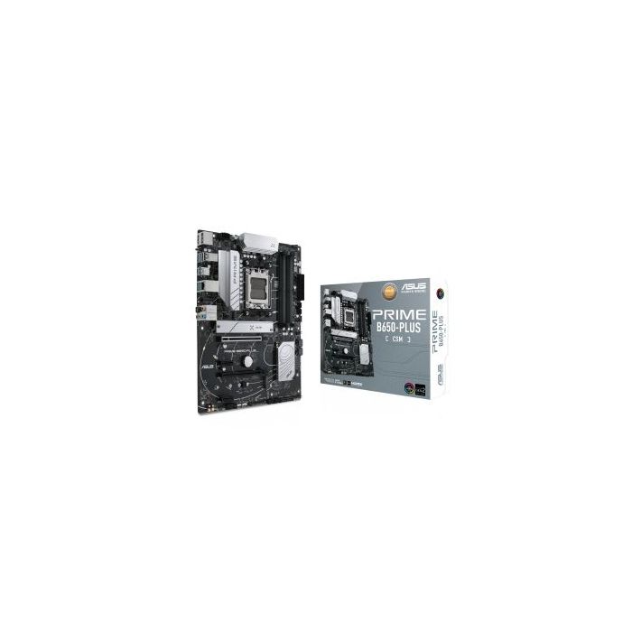 Asus Prime B650-PLUS-CSM Placa Base AMD5 4x DDR5 - HDMI, M.2, PCIe 4.0, 4x Sata III, USB 2.0, 3.2, DisplayPort, Factor ATX