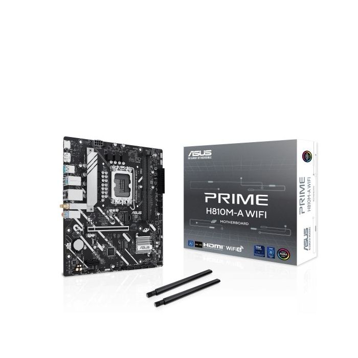 Asus Prime H810M-A Placa Base WIFI 2x DDR5, M.2, PCIe 4.0, Sata III, MicroATX