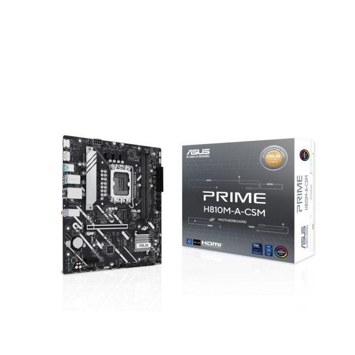 Asus Prime H810M-A-CSM Placa Base 2x DDR5, M.2, PCIe 4.0, Sata III, MicroATX