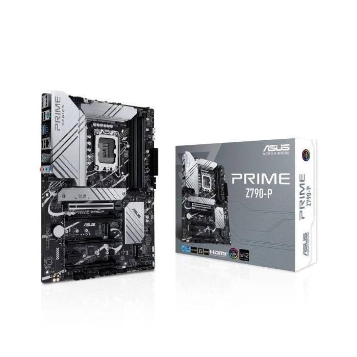 Asus Prime Z790-P Placa Base Intel 1700 - HDMI, DisplayPort, PCIe 3.0, 4.0 y 5.0 M2, 4x Sata III, USB 2.0, 3.2, USB-C, RJ-45
