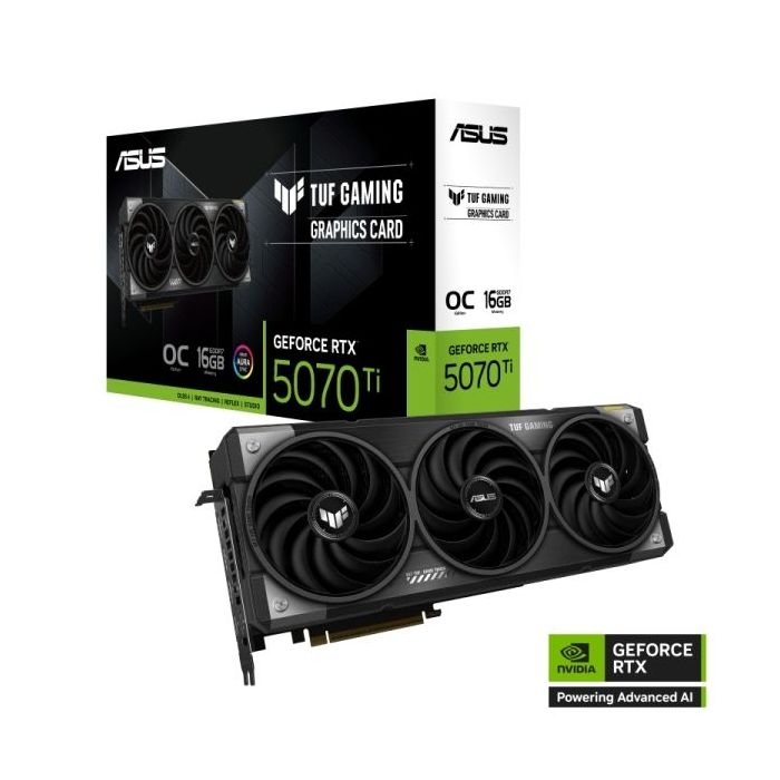 Asus TUF GeForce Gaming RTX5070TI-O16G Tarjeta Grafica 16GB GDDR7 OC Edition