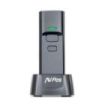 AVPos BT03 Lector de Codigos Portatil - Códigos 1D, 2D y QR - USB, Wireless 2.4 y Bluetooth - 1100mAh - Base Incluida - Color Negro
