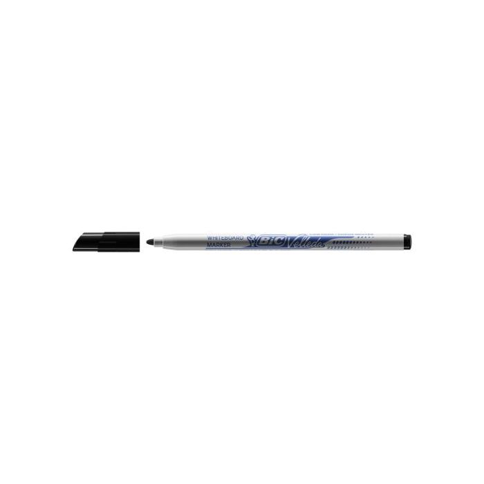 Bic Velleda 1721 Rotulador para Pizarra - Punta Fina - Trazo de 1.5mm - Borrado Optimo - Color Negro