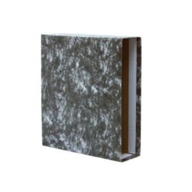 Bismark Funda para Archivador A-Z A4 - Carton Forrado - Color Negro Jaspeado