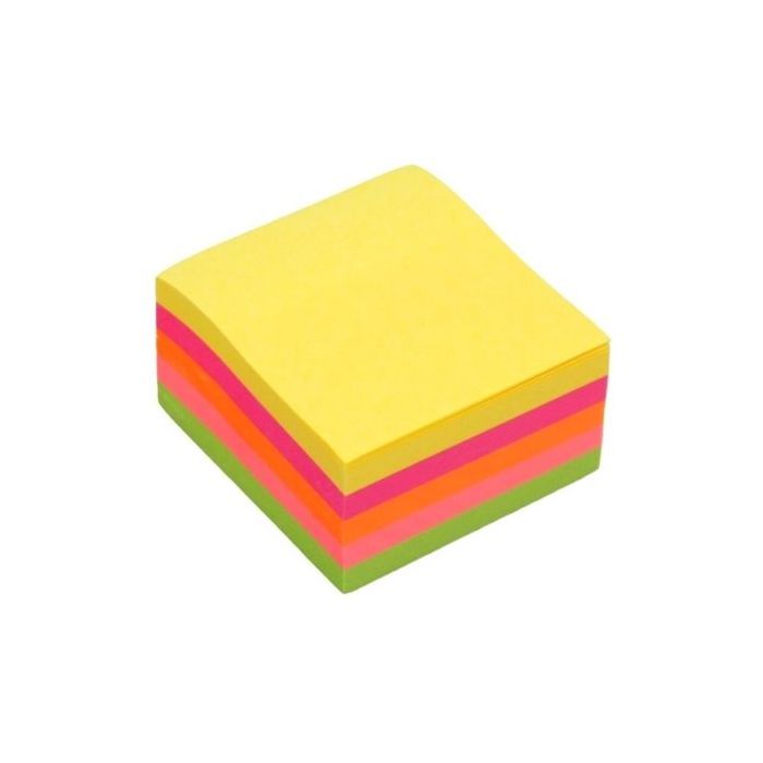 Bismark Taco de 250 Notas Adhesivas 50x50mm - 5 Colores Neon