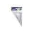 Bismark Pack de Escuadra 13cm y Cartabon 18cm - Fabricados en Plastico - Ideal para el Colegio - Transparentes