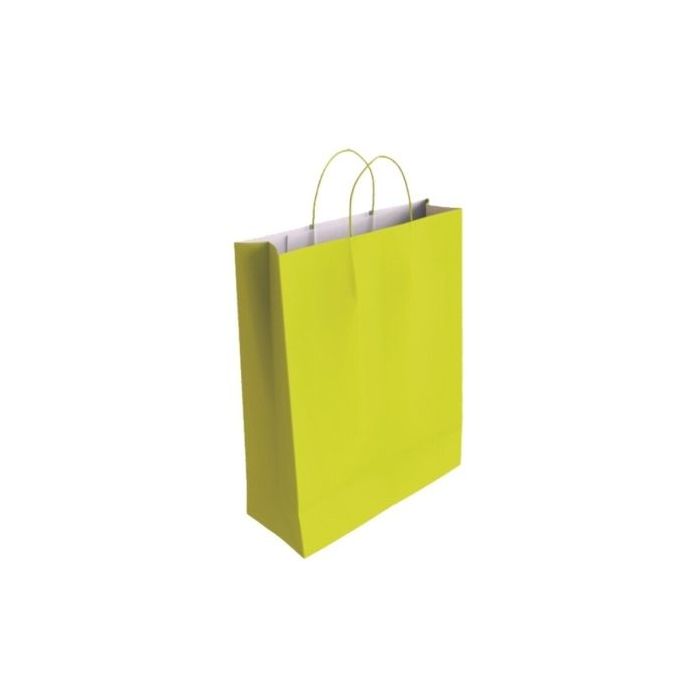 Bismark Bolsa de Papel Celulosa - Medidas 40x14x32cm - Color Pistacho