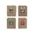 Bismark Bolsa de Papel Kraft Navidad Grande con Ventana - Medidas 23x33x10cm - 4 Diseños Diferentes