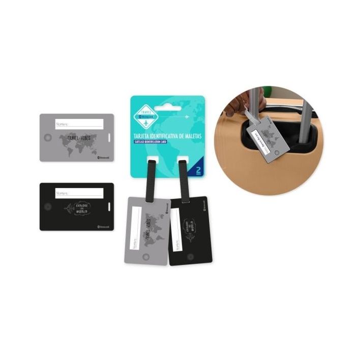 Bismark Pack con 2 Tarjetas Identificativas - 2 Diseños Diferentes