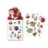 Bismark Pack con 2 Hojas de Pegatinas Papa Noel