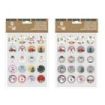 Bismark Pack de 60 Pegatinas Navideñas - Ideales para Decorar Regalos
