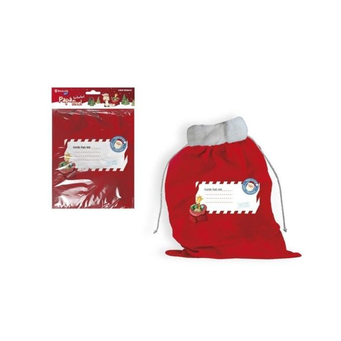 Bismark Saco Grande para Regalos Papa Noel 50x70cm - Espacio para Personalizar
