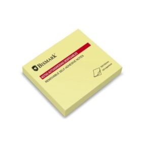 Bismark Bloc de 100 Notas Adhesivas 76x102mm - Color Amarillo